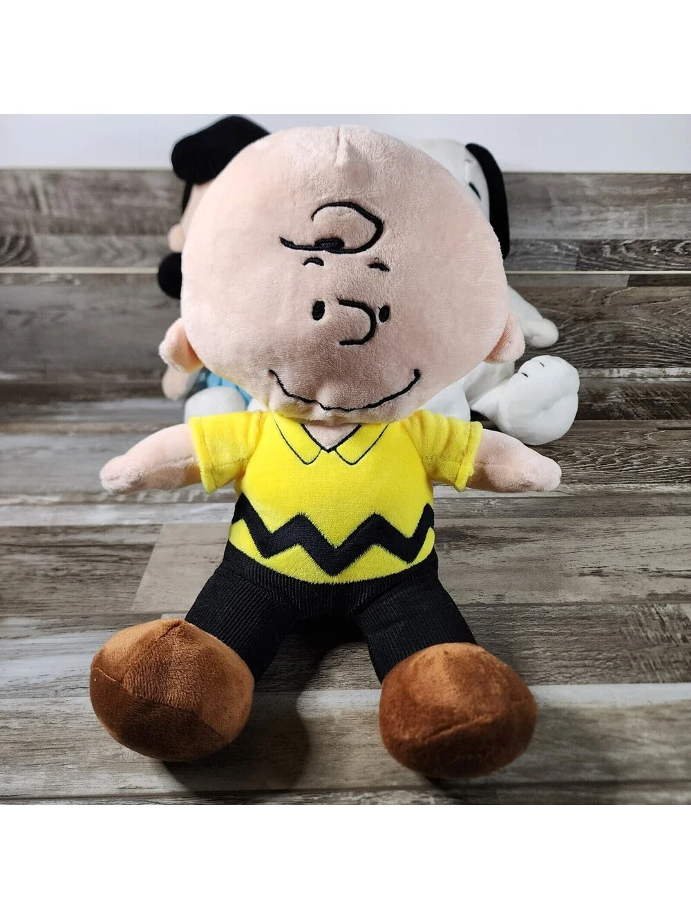 Soft Plush PEANUTS Dolls Lot of 3 Charlie Brown, Snoopy & Lucy 14